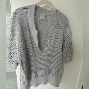 Varley - Callie Open Knit Top - L